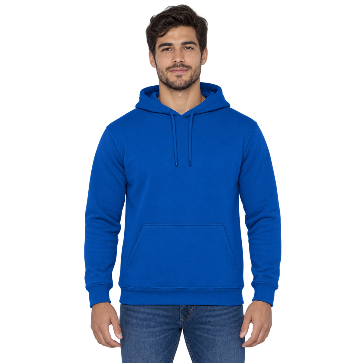 Sudadera con Capucha y Bolsa Cangurera para Adulto · 50% Algodón 50% Poliéster