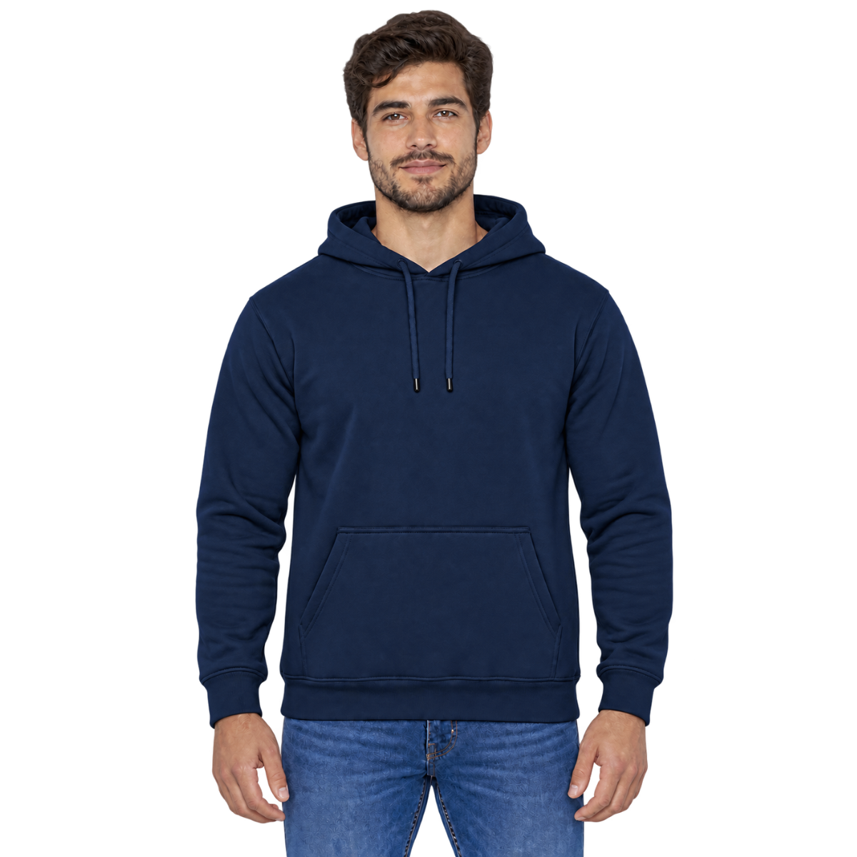 Sudadera con Capucha y Bolsa Cangurera para Adulto · 50% Algodón 50% Poliéster