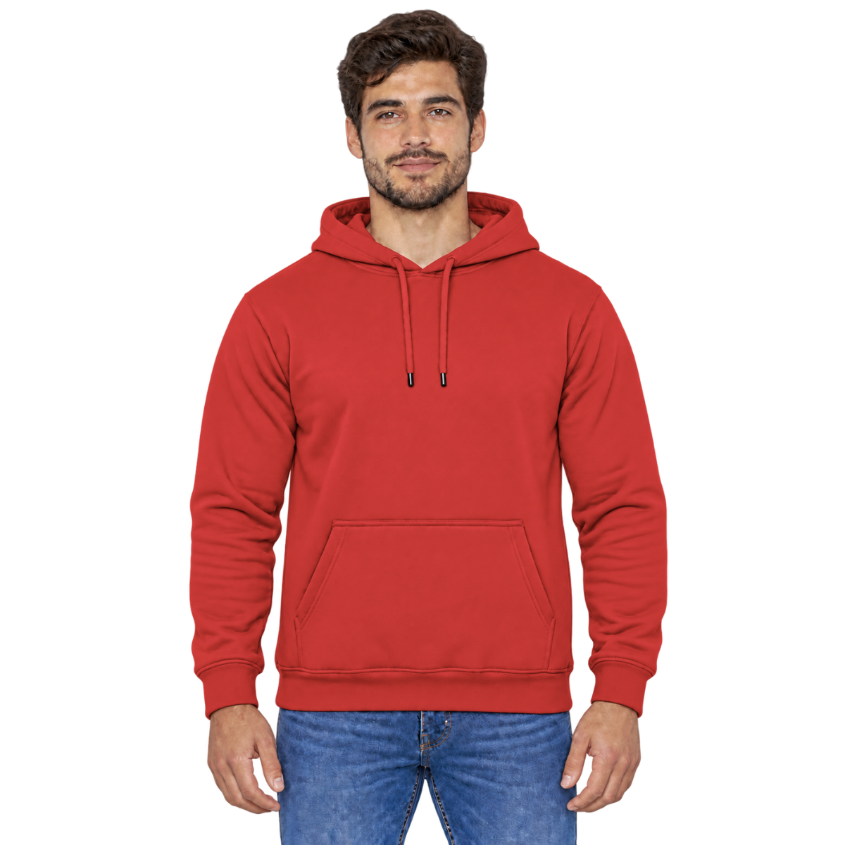 Sudadera con Capucha y Bolsa Cangurera para Adulto · 50% Algodón 50% Poliéster