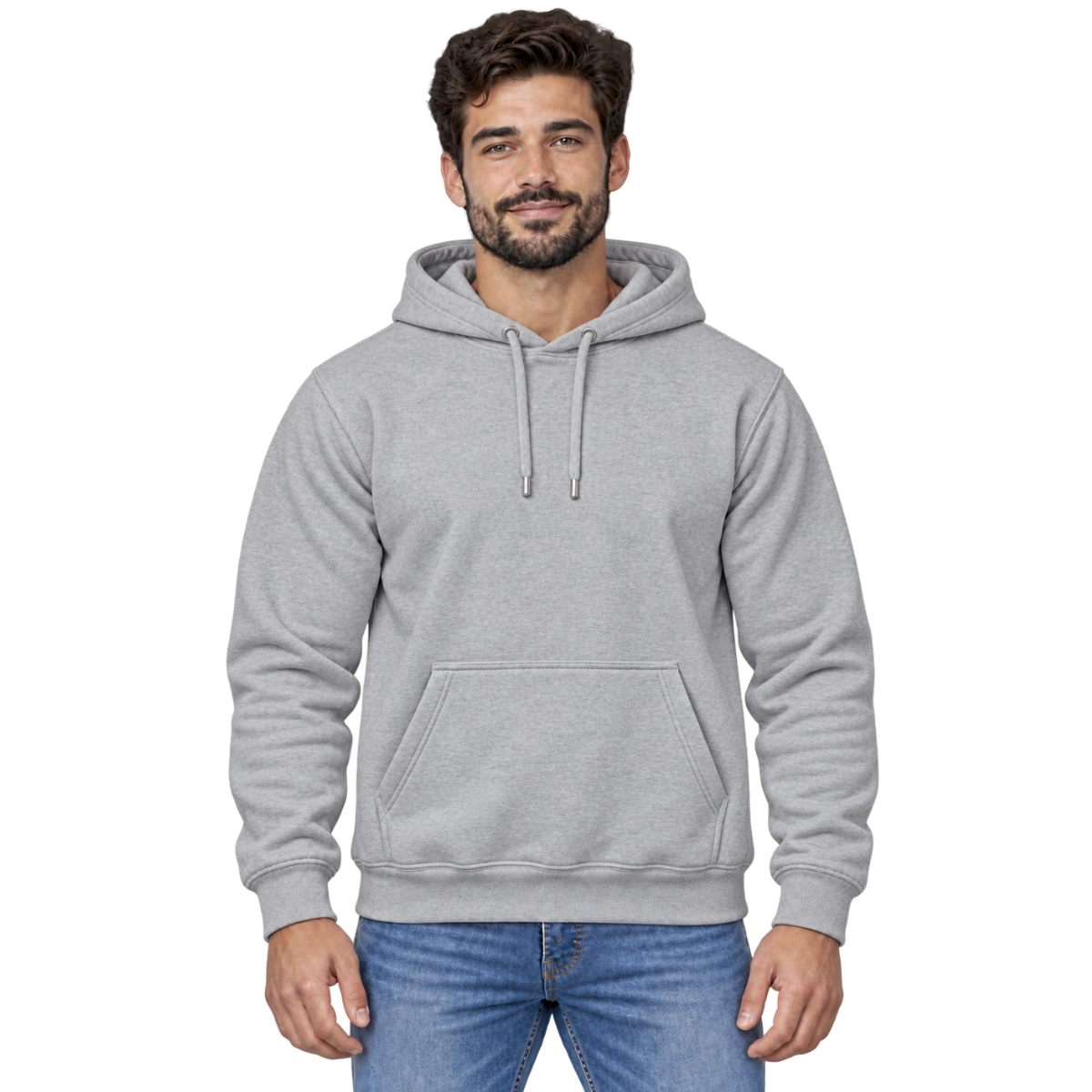 Sudadera con Capucha y Bolsa Cangurera para Adulto · 50% Algodón 50% Poliéster