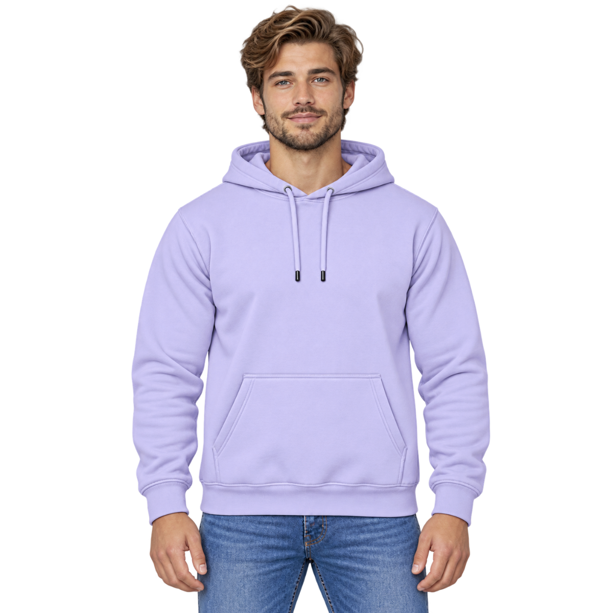 Sudadera con Capucha y Bolsa Cangurera para Adulto · 50% Algodón 50% Poliéster