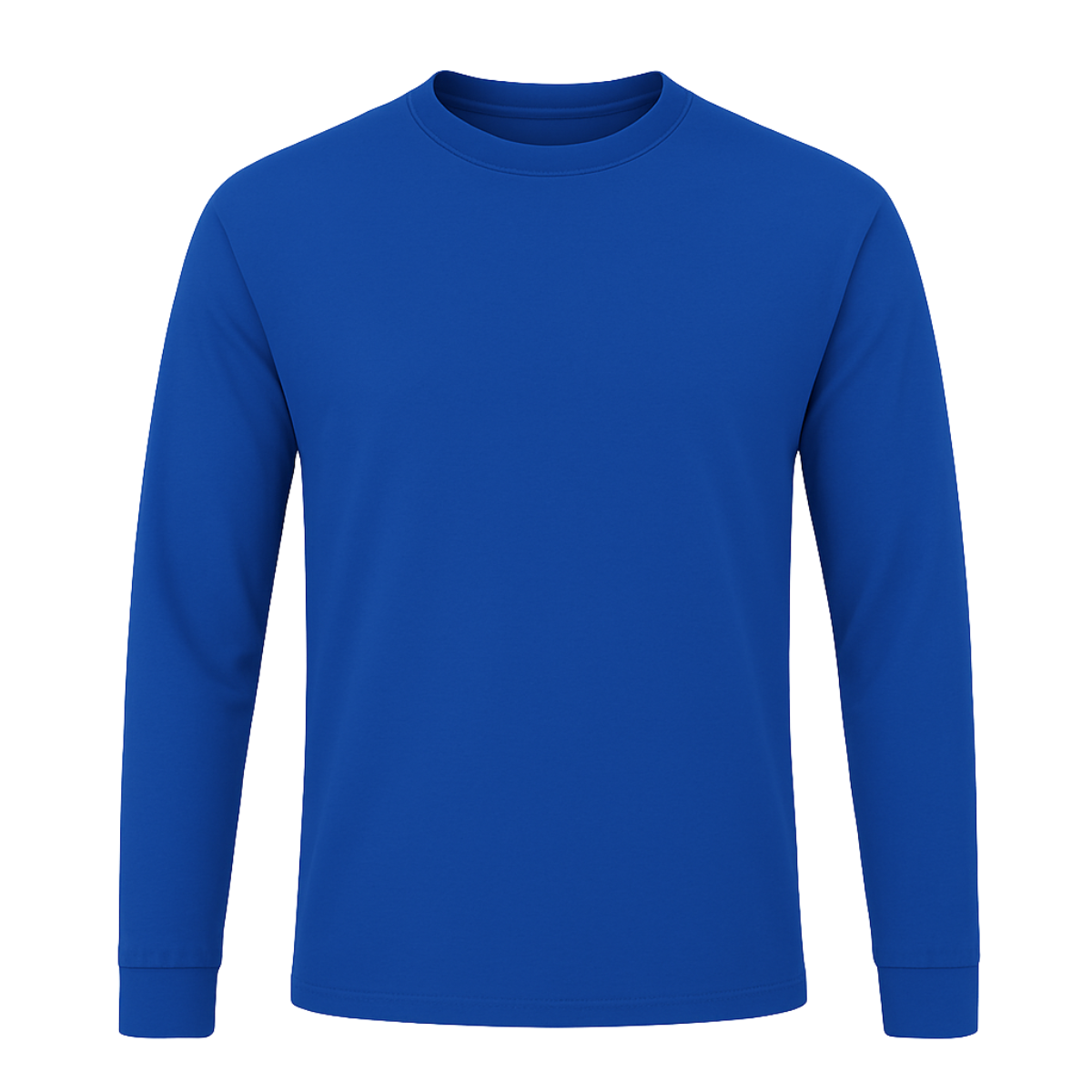 Playera Cuello Redondo Manga Larga para Caballero · Algodón