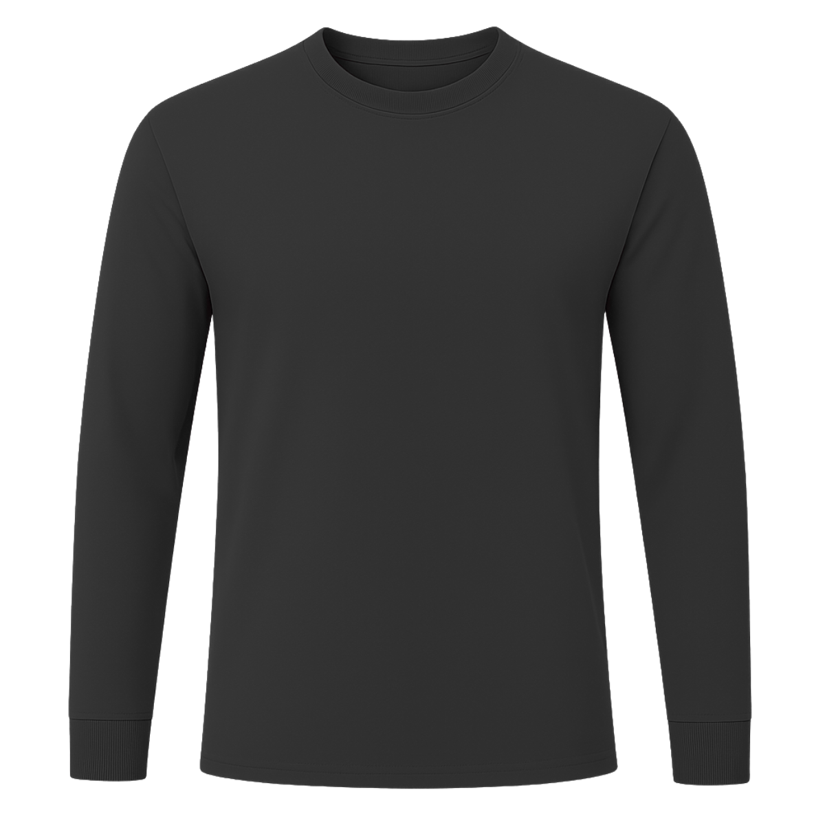 Playera Cuello Redondo Manga Larga para Caballero · Algodón