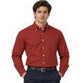 Camisa de Gabardina Manga Larga para Caballero · 50% Algodón 50% Poliéster