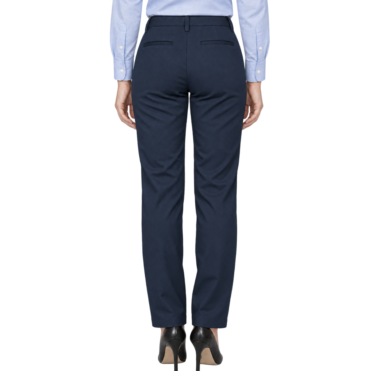 Pantalón de Gabardina para Dama · 65% Poliéster 35% Algodón