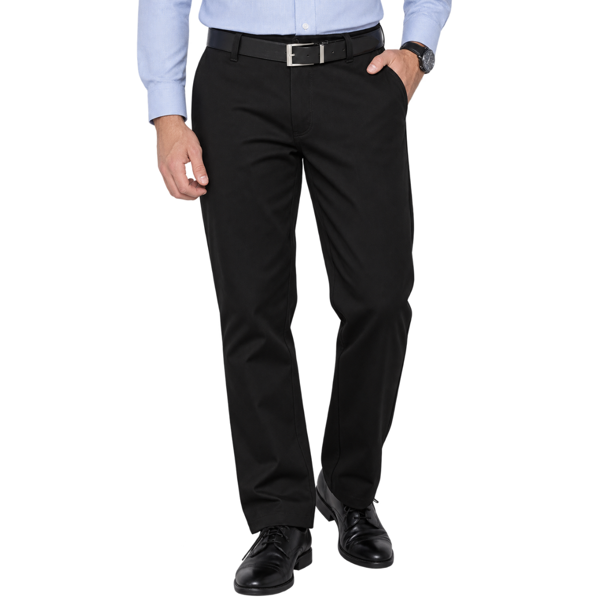 Pantalón de Gabardina para Caballero · 65% Poliéster 35% Algodón