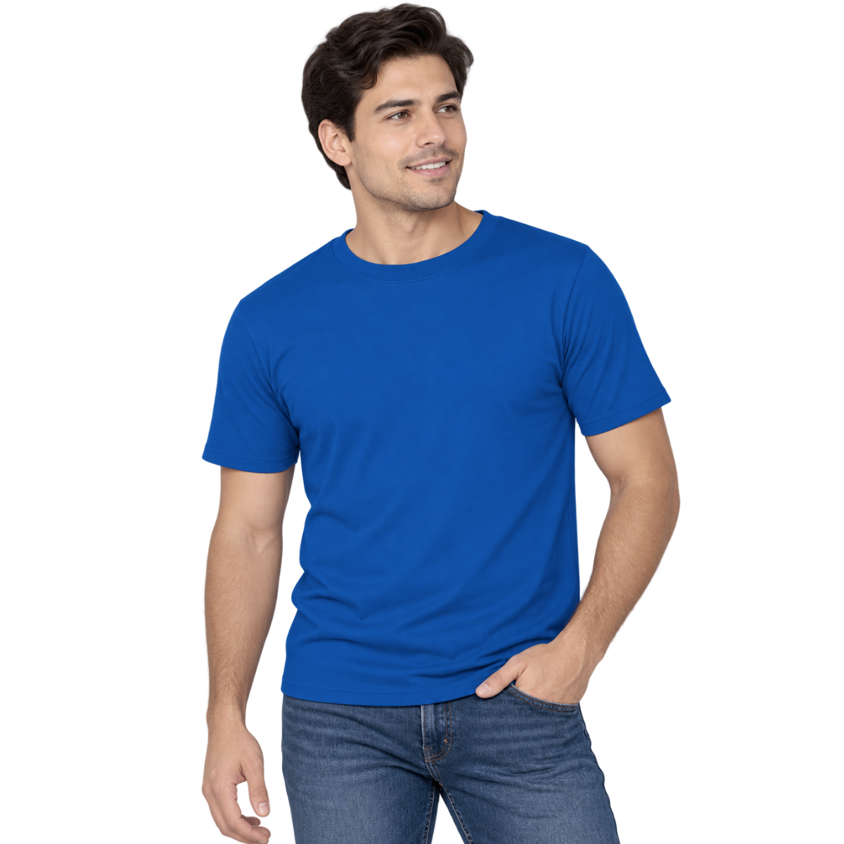 Playera Cuello Redondo Manga Corta para Caballero · 100% Algodón ·