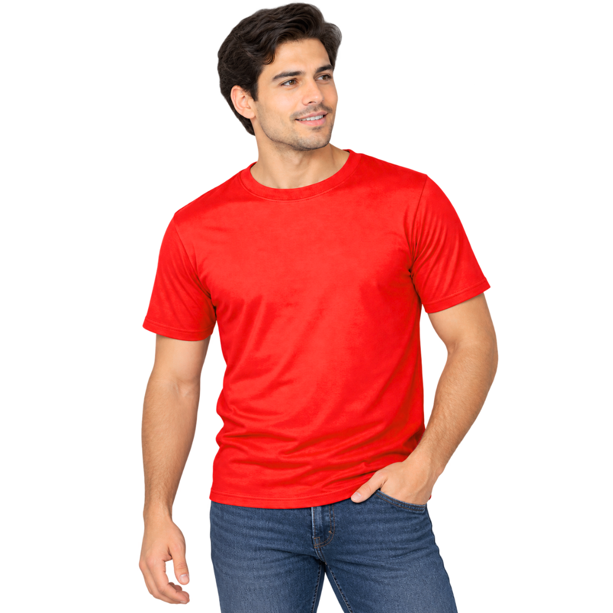 Playera Cuello Redondo Manga Corta para Caballero · 100% Algodón ·